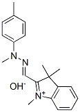 1,3,3-trimethyl-2-[[methyl(p-tolyl)hydrazono]methyl]-3H-indolium hydroxide CAS#: 97403-89-9