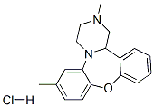 1,3,4,14b-tetrahydro-2,7-dimethyl-2H-dibenzo[b,f]pyrazino[1,2-d][1,4]oxazepine monohydrochloride CAS#: 94713-27-6