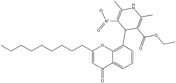 1,4-dihydro-2,6-dimethyl-5-nitro-4-(2-nonyl-4-oxo-4H-1-benzopyran-8-yl)-3-Pyridine carbocylic acid ethyl ester CAS#: 94420-38-9