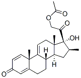 17,21-dihydroxy-16beta-methylpregna-1,4,9(11)-triene-3,20-dione 21-acetate CAS#: 910-99-6