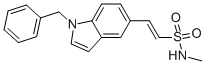 (1E)-N-Methyl-2-[1-(phenylmethyl)-1H-indol-5-yl]ethenesulfonamide CAS#: 894351-84-9