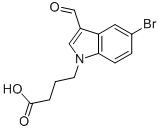 1H-INDOLE-1-BUTANOIC ACID, 5-BROMO-3-FORMYL- CAS#: 887405-82-5