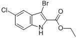 1H-INDOLE-2-CARBOXYLIC ACID, 3-BROMO-5-CHLORO-, ETHYL ESTER CAS#: 93704-68-8