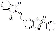 1H-Isoindole-1,3(2H)-dione, 2-[[4-bromo-3-[(benzenesulfonyl)oxy]phenyl ]methoxy]- CAS#: 95947-20-9