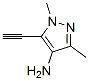 1H-Pyrazol-4-amine, 5-ethynyl-1,3-dimethyl- (9CI) CAS#: 94990-00-8