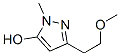 1H-Pyrazol-5-ol,  3-(2-methoxyethyl)-1-methyl- CAS#: 888229-73-0