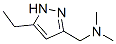 1H-Pyrazole-3-methanamine, 5-ethyl-N,N-dimethyl- CAS#: 91868-17-6