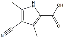 1H-Pyrrole-2-carboxylicacid,4-cyano-3,5-dimethyl-(9CI) CAS#: 90345-47-4