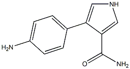 1H-Pyrrole-3-carboxamide,4-(4-aminophenyl)-(9CI) CAS#: 890434-82-9