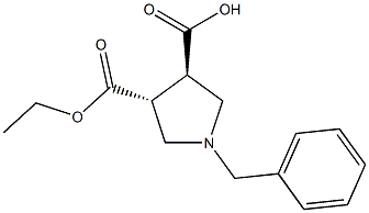 (1S,2S)-4-benzyl-2-(ethoxycarbonyl)cyclopentane-1-carboxylic aci CAS#: 895243-39-7