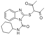 2-[(1-Acetyl-2-oxopropyl)thio]-N-cyclohexyl-1H-benzimidazole-1-carboxamide CAS#: 98183-15-4