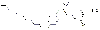 2-[(1,1-dimethylethyl)[(4-dodecylphenyl)methyl]amino]ethyl methacrylate hydrochloride CAS#: 93892-97-8