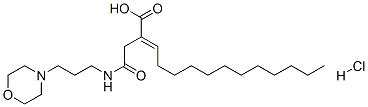 2-[2-[(3-morpholinopropyl)amino]-2-oxoethyl]tetradecenoic acid monohydrochloride CAS#: 93904-81-5