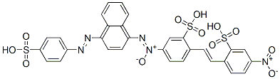 2-[2-(4-nitro-2-sulphophenyl)vinyl]-5-[[4-[(4-sulphophenyl)azo]-1-naphthyl]-NNO-azoxy]benzenesulphonic acid CAS#: 93964-16-0