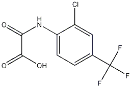 2-[[2-Chloro-4-(trifluoromethyl)phenyl]amino]-2-oxo-acetic acid CAS#: 90720-06-2