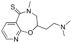 2-[2-(Dimethylamino)ethyl]-3,4-dihydro-4-methylpyrido[3,2-f]-1,4-oxazepine-5(2H)-thione CAS#: 91833-49-7