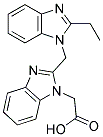 [2-(2-ETHYL-BENZOIMIDAZOL-1-YLMETHYL)-BENZOIMIDAZOL-1-YL]-ACETIC ACID CAS#: 891450-15-0
