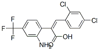 2-[2-amino-4-(trifluoromethyl)phenyl]-3-(2,4-dichlorophenyl)acrylic acid CAS#: 94133-64-9