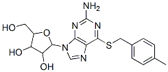 2-[2-amino-6-[(4-methylphenyl)methylsulfanyl]purin-9-yl]-5-(hydroxymet hyl)oxolane-3,4-diol CAS#: 93996-50-0