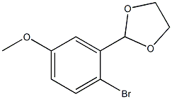 2-(2-broMo-5-Methoxyphenyl)-1,3-dioxolane CAS#: 98015-07-7