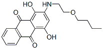2-[(2-butoxyethyl)amino]-1,4-dihydroxyanthraquinone CAS#: 94313-76-5