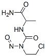 2-((((2-chloroethyl)nitrosoamino)carbonyl)amino)propanamide CAS#: 92891-93-5