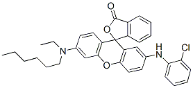 2'-[(2-chlorophenyl)amino]-6'-(ethylhexylamino)spiro[isobenzofuran-1(3H),9'-[9H]xanthene]-3-one CAS#: 94006-03-8