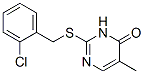 2-[(2-chlorophenyl)methylsulfanyl]-5-methyl-3H-pyrimidin-4-one CAS#: 92695-92-6