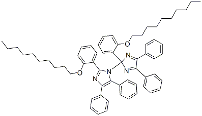 2-[2-(decyloxy)phenyl]-1-[2-[2-(decyloxy)phenyl]-4,5-diphenyl-2H-imidazol-2-yl]-4,5-diphenyl-1H-imidazole CAS#: 94266-15-6