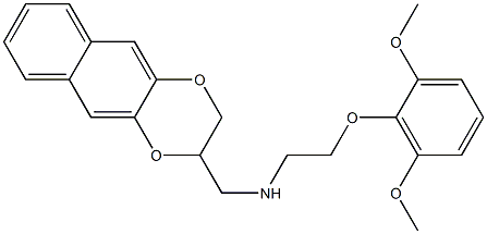 2-((2-ethyl(2,6-dimethoxyphenoxy)amino)methyl)1,4-dioxane-(2,3-b)naphthalene CAS#: 91677-51-9
