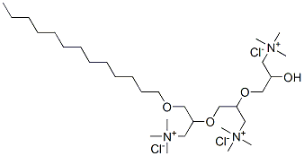 2-[2-hydroxy-3-(trimethylammonio)propoxy]-3-[1-[(tridecyloxy)methyl]-2-(trimethylammonio)ethoxy]propyltrimethylammonium trichloride CAS#: 94333-33-2