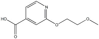 2-(2-methoxyethoxy)pyridine-4-carboxylic acid CAS#: 897958-24-6