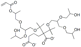 2-[2,3-bis(2-hydroxypropoxy)propoxy]isopropyl 2-[2-(2-hydroxypropoxy)-3-[2-[(1-oxoallyl)oxy]propoxy]propoxy]isopropyl adipate CAS#: 94160-29-9