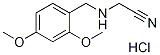 2-{[(2,4-Dimethoxyphenyl)methyl]amino}-acetonitrile hydrochloride CAS#: 94459-09-3