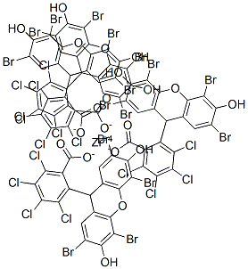 2-(2,4,5,7-tetrabromo-3,6-dihydroxyxanthen-9-yl)-3,4,5,6-tetrachlorobenzoic acid, zirconium salt CAS#: 94021-88-2