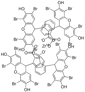 2-(2,4,5,7-tetrabromo-3,6-dihydroxyxanthen-9-yl)benzoic acid, zirconium salt CAS#: 94021-89-3