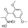 [2-(2,5-dimethoxyphenyl)-1-methyl-2-oxoethylidene]hydroxyammonium chloride CAS#: 93942-52-0
