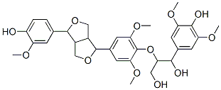 2-[2,6-Dimethoxy-4-[tetrahydro-4-(4-hydroxy-3-methoxyphenyl)-1H,3H-furo[3,4-c]furan-1-yl]phenoxy]-1-(4-hydroxy-3,5-dimethoxyphenyl)-1,3-propanediol CAS#: 97399-83-2