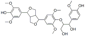 2-[2,6-Dimethoxy-4-[tetrahydro-4-(4-hydroxy-3,5-dimethoxyphenyl)-1H,3H-furo[3,4-c]furan-1-yl]phenoxy]-1-(4-hydroxy-3-methoxyphenyl)-1,3-propanediol CAS#: 97465-73-1