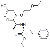 2-[[(2S)-2-[[(1S)-1-ethoxycarbonyl-3-phenyl-propyl]amino]propanoyl]-(2 -ethoxyethoxy)amino]acetic acid CAS#: 92892-92-7