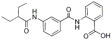 2-({3-[(2-Ethylbutanoyl)amino]benzoyl}amino)-benzoic acid CAS#: 890982-85-1