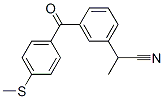 2-[3-[4-(methylthio)benzoyl]phenyl]propiononitrile CAS#: 93778-23-5