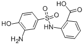 2-[[(3-Amino-4-hydroxyphenyl)sulphonyl]amino]benzoic acid CAS#: 91-35-0