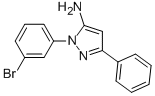 2-(3-BROMO-PHENYL)-5-PHENYL-2H-PYRAZOL-3-YLAMINE CAS#: 890764-15-5