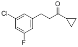 2-(3-CHLORO-5-FLUOROPHENYL)ETHYL CYCLOPROPYL KETONE CAS#: 898751-64-9