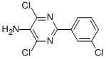 2-(3-CHLOROPHENYL)-4,6-DICHLORO-5-PYRIMIDINAMINE CAS#: 92616-71-2