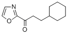 2-(3-CYCLOHEXYLPROPIONYL)OXAZOLE CAS#: 898759-06-3