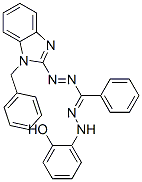 2-[3-Phenyl-5-[1-(phenylmethyl)-1H-benzimidazol-2-yl]formazan-1-yl]phenol CAS#: 94816-77-0