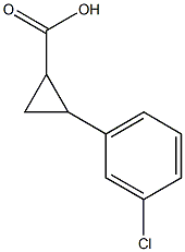2-(3-chlorophenyl)cyclopropanecarboxylic acid CAS#: 91552-11-3