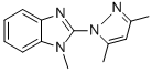 2-(3,5-DIMETHYL-1H-PYRAZOL-1-YL)-1-METHYL-1H-BENZIMIDAZOLE CAS#: 891467-58-6